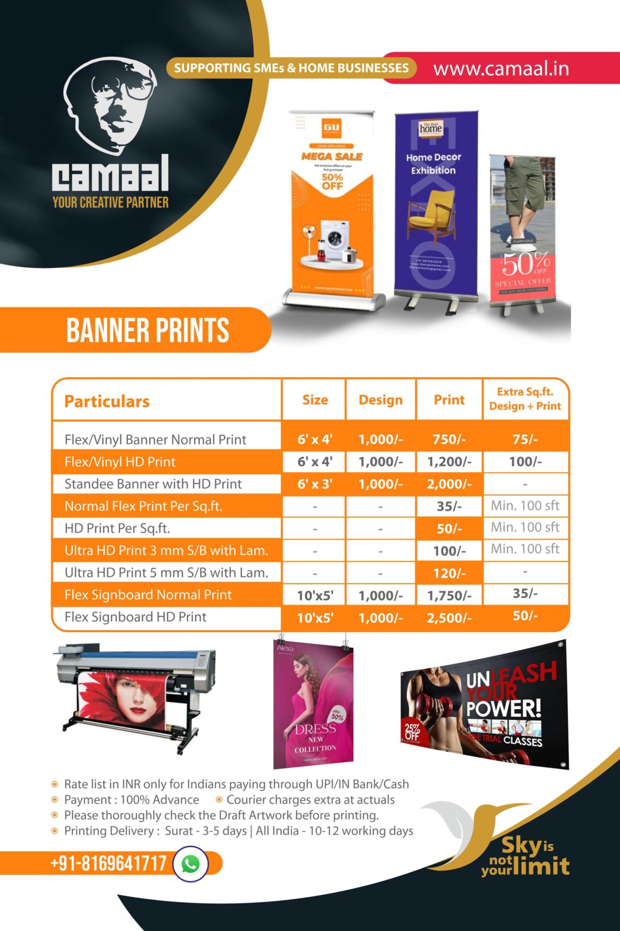 Standee Design and Printing with Eco Solvent Print