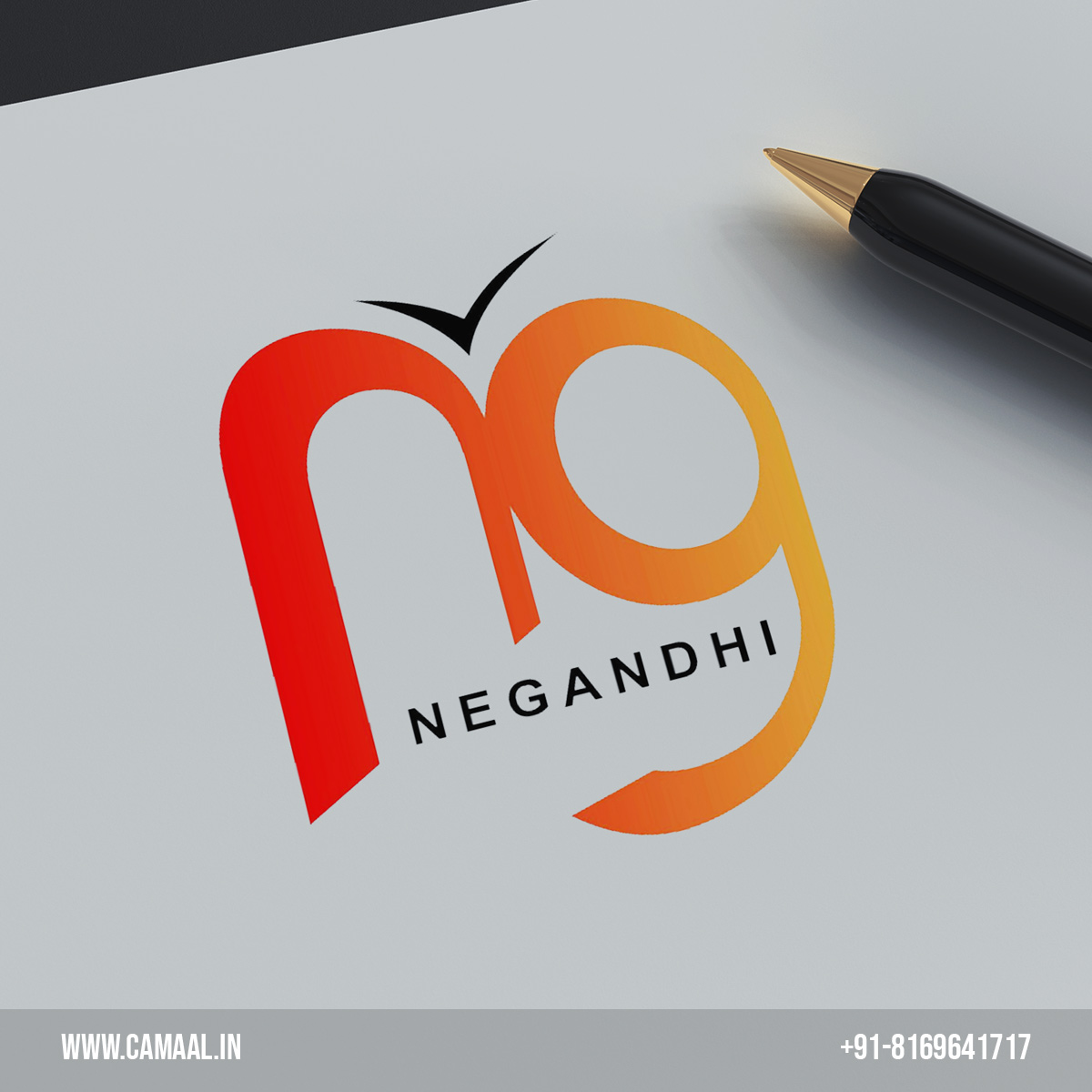 Logo Design for Negandhi Fashion USA by Creativo Camaal Freelance Graphic Designer from Mumbai India