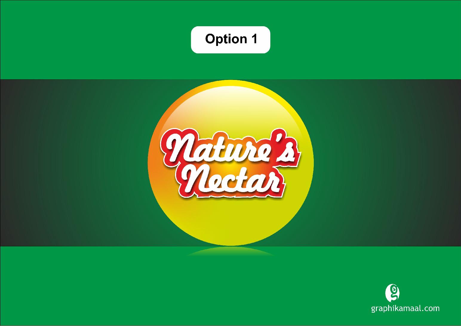 Logo Design for Nature's Nectar from New Zealand by Freelance Graphic Designer Creativo Camaal from Mumbai India