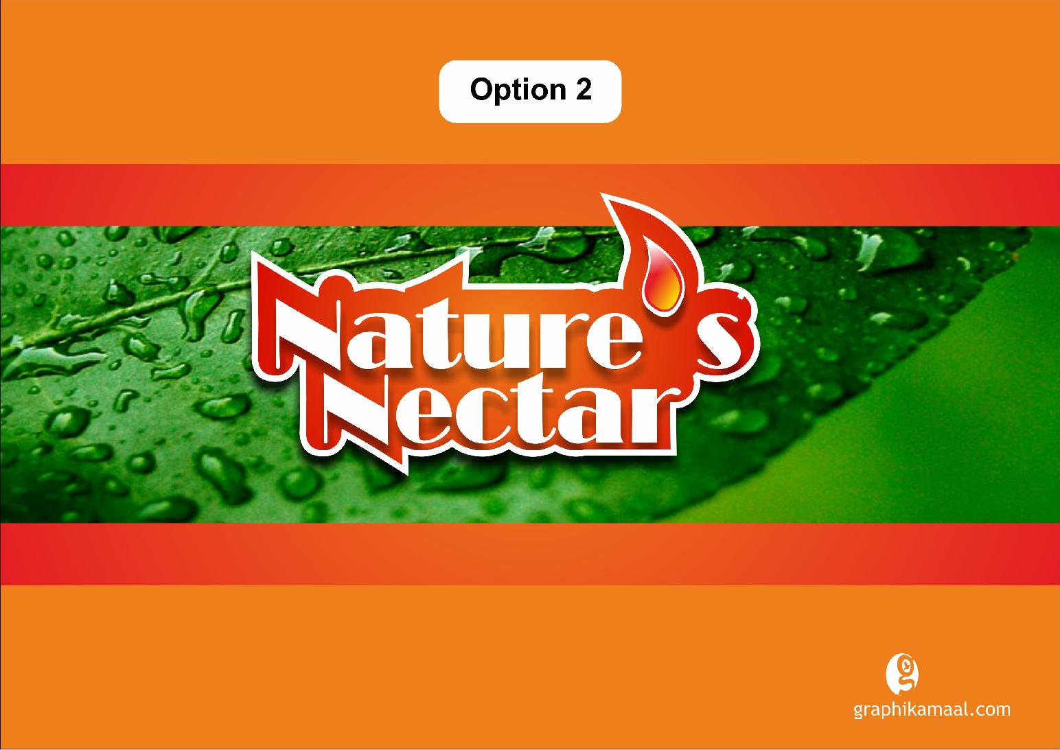 Logo Design for Nature's Nectar from New Zealand by Freelance Graphic Designer Creativo Camaal from Mumbai India