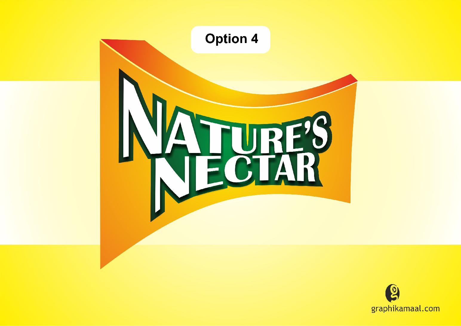 Logo Design for Nature's Nectar from New Zealand by Freelance Graphic Designer Creativo Camaal from Mumbai India