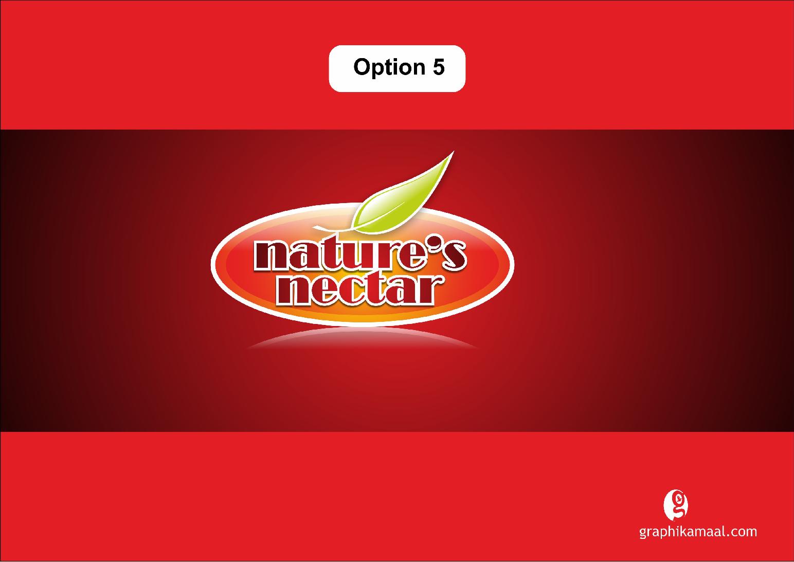 Logo Design for Nature's Nectar from New Zealand by Freelance Graphic Designer Creativo Camaal from Mumbai India