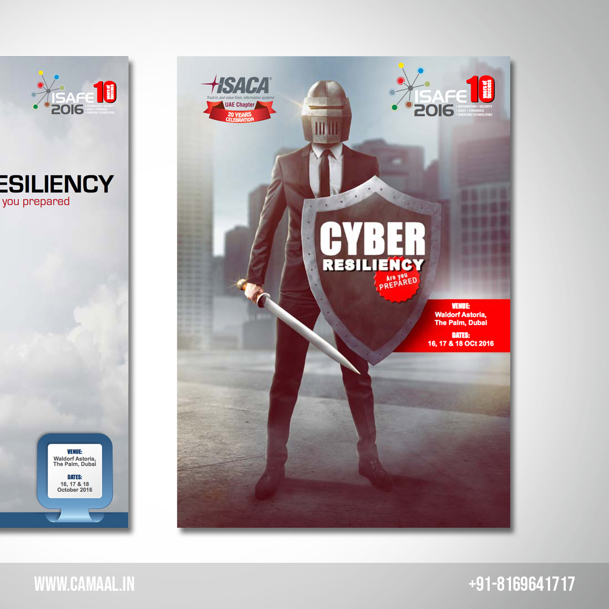 Brochure Design for Isaca Isafe Dubai by Creativo Camaal Associate in United Arab Emirates UAE