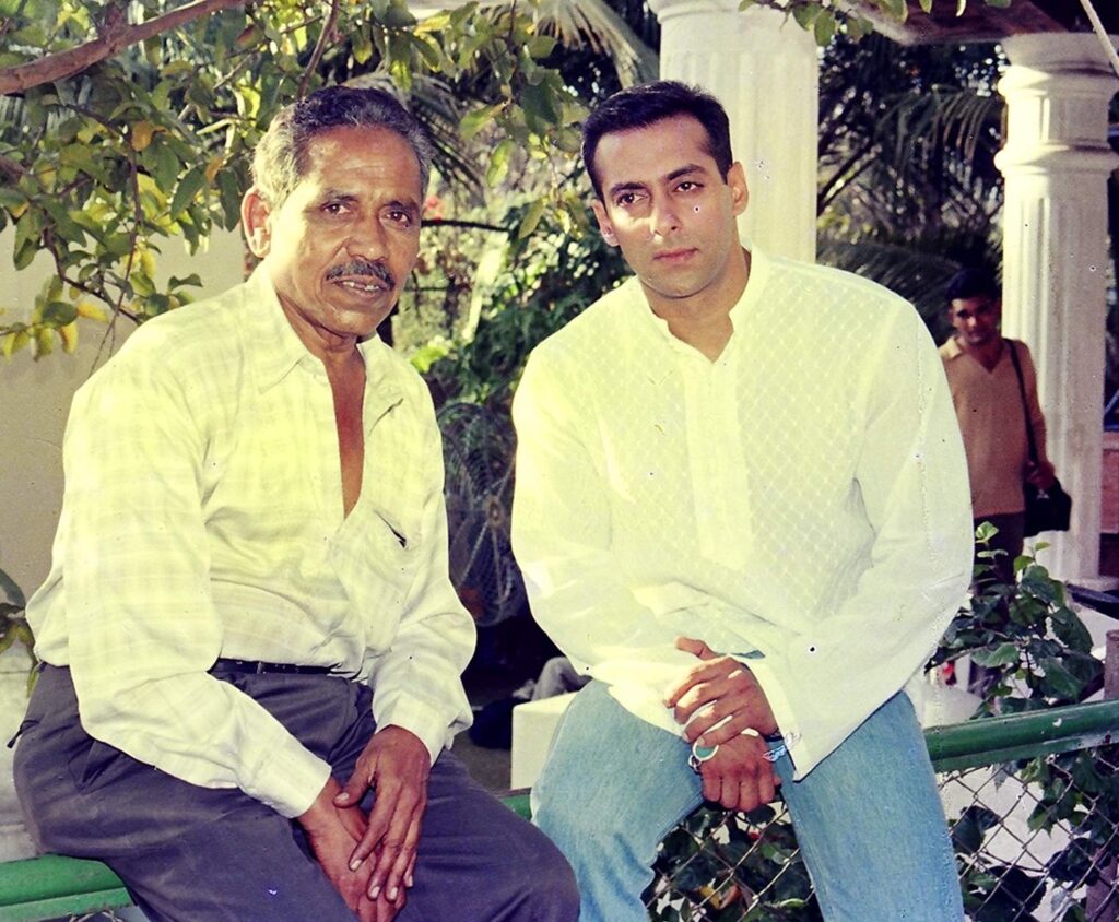 B.K.Tambe with Salman Khan