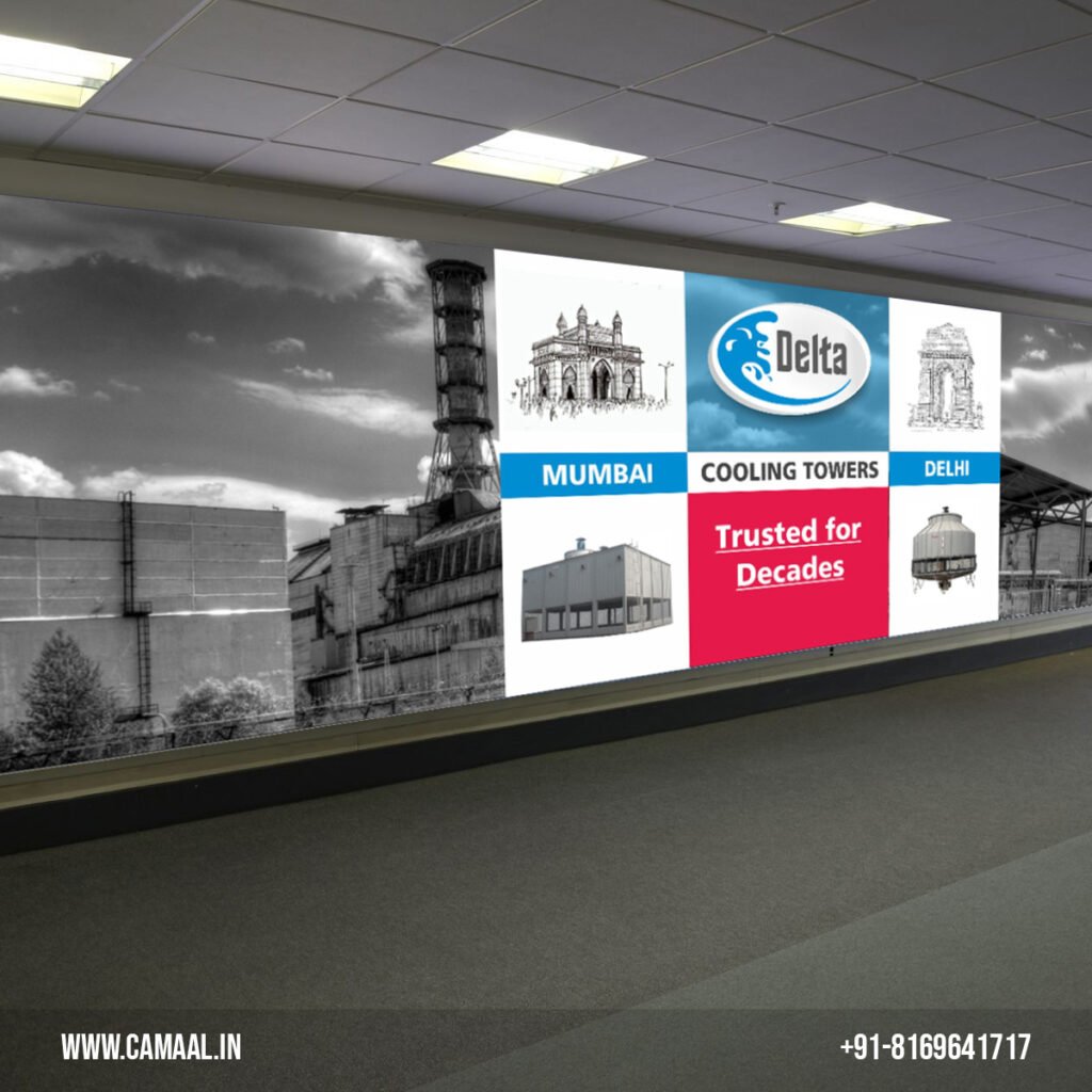 Indoor Airport Signage for Delta Cooling Towers New Delhi Mumbai ...