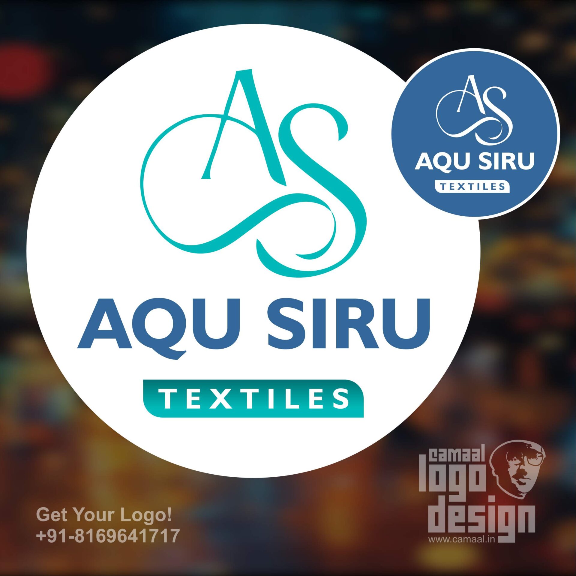 Logo Design & Visiting Card Design for Aqu Siru Textiles