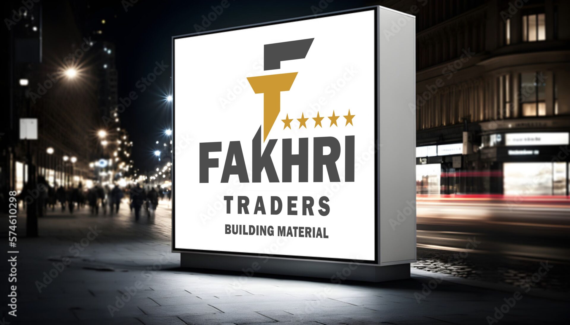 Logo Design for Fakhri Traders Khargone by Freelance Graphic Designer Creativo Camaal from Mumbai India