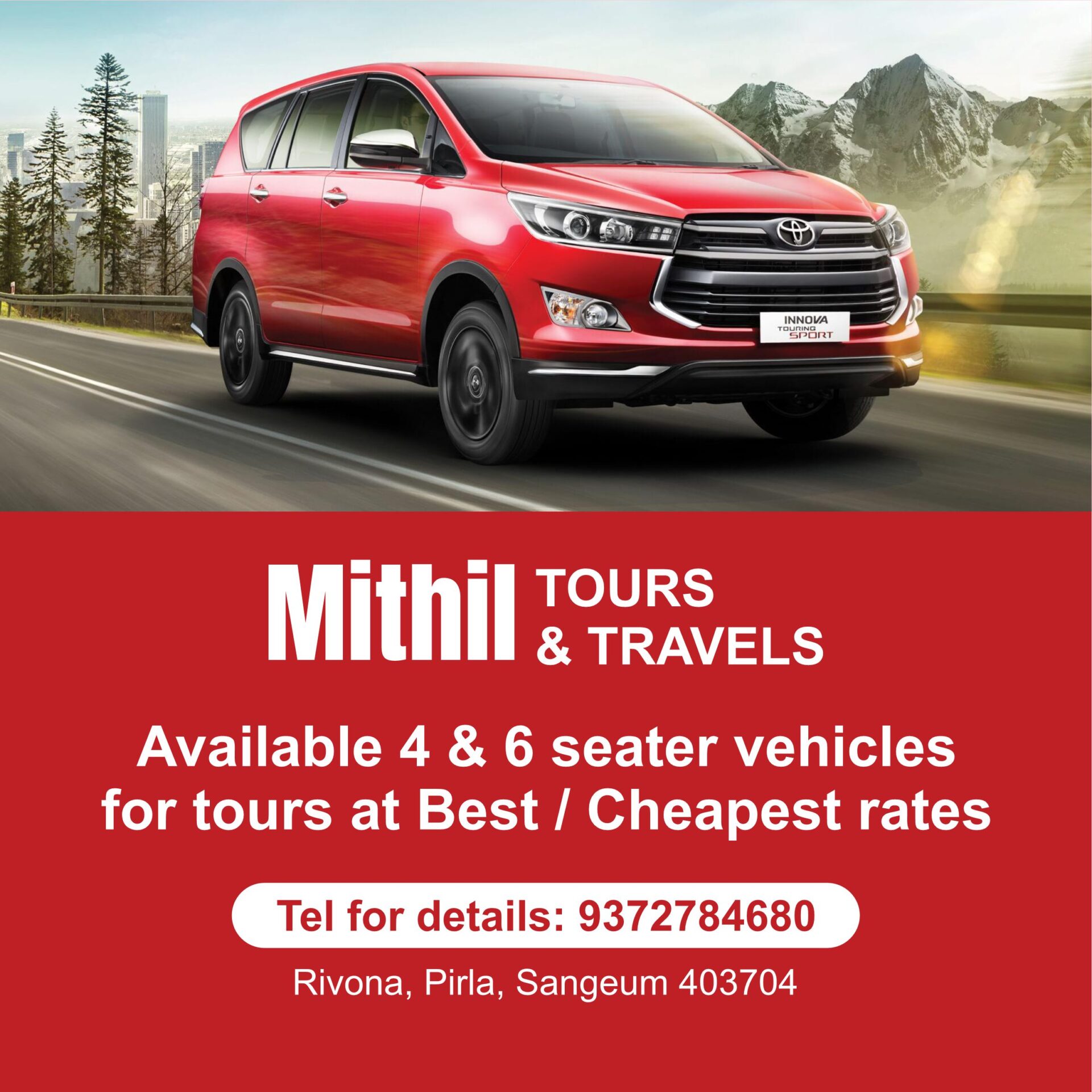 Poster Design for Tours & Travels