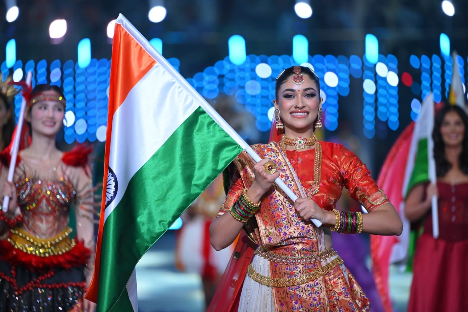 Nandini Gupta(Miss India) at the opening ceremony