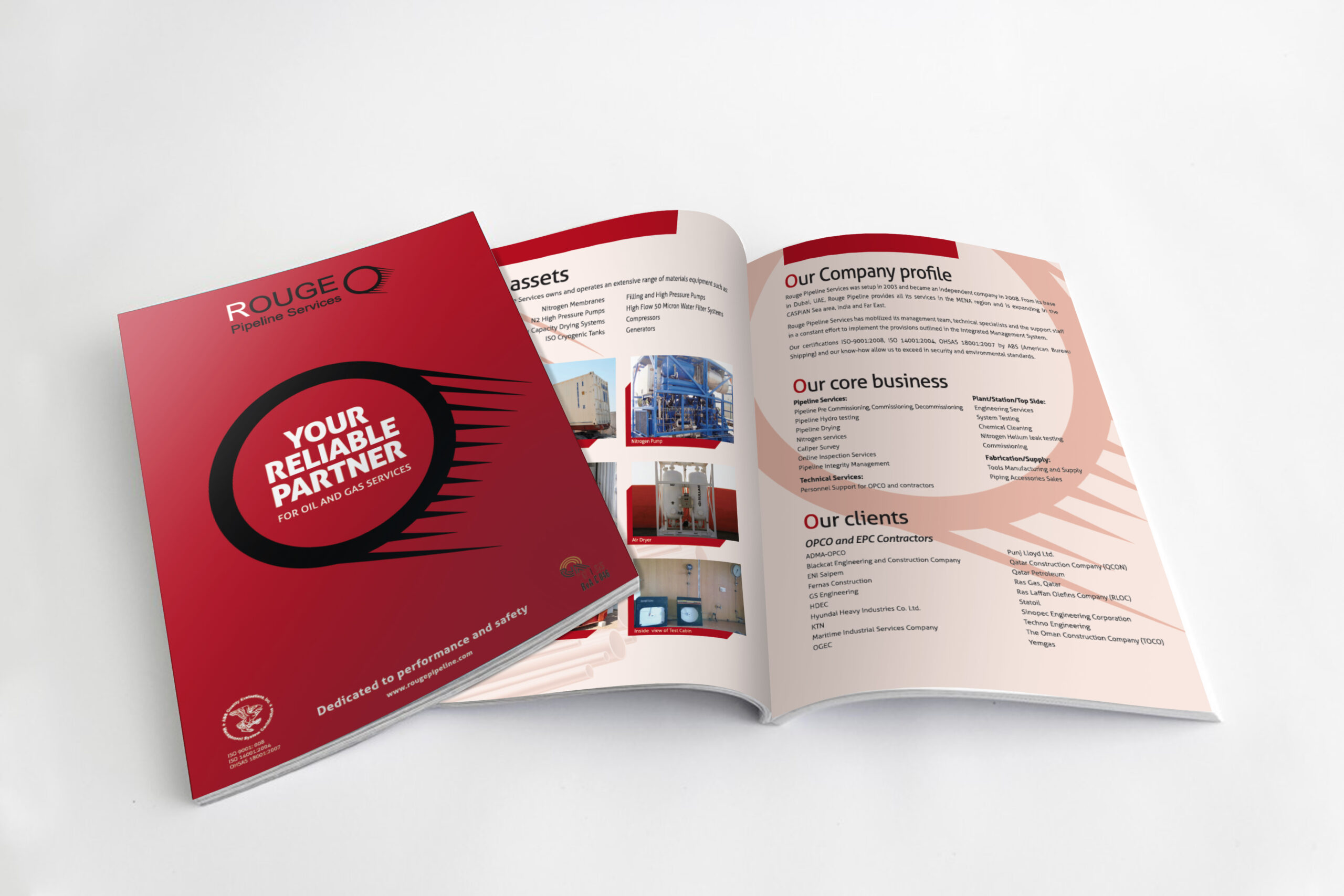 Brochure Design for Rouge Pipeline Dubai UAE by Creativo Camaal Assocaite in United Arab Emirates