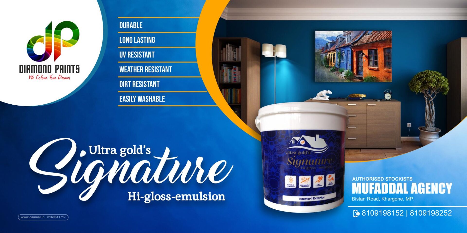 Banner Design for Diamond Paints Signature