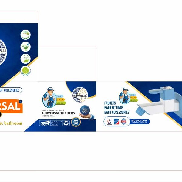 Packaging Box Carton Design for Universal Gold by Creativo Camaal Freelance Graphic Designer from Mumbai