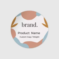 Round Sticker Free Design