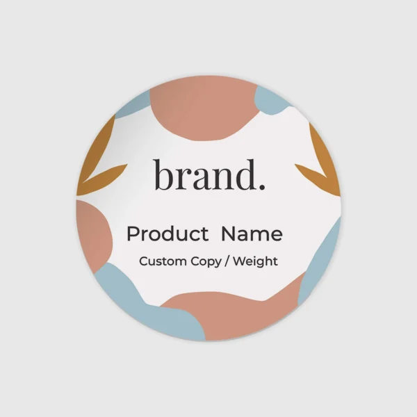 Round Sticker Free Design