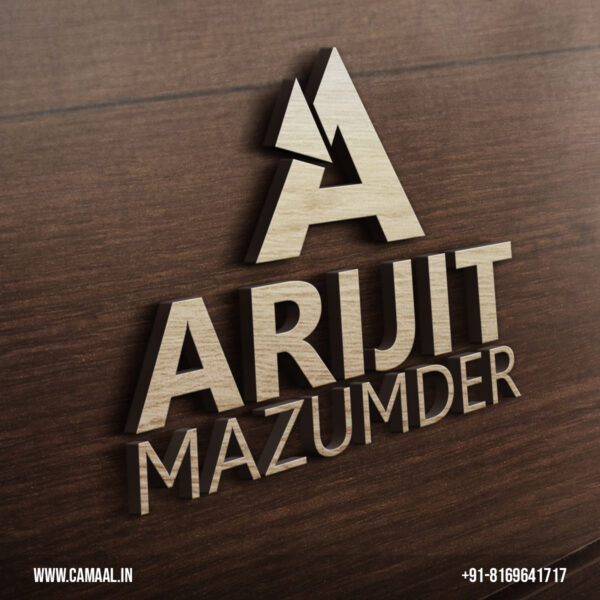 Logo Design for Arijit Mazumder from Kolkata by Creativo Camaal Mumbai Logo Designer