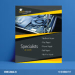 Flyer i.e. Leaflet / Pamphlet Design for Apple Repair Centre Mumbai by Creativo Camaal Freelance Graphic Designer