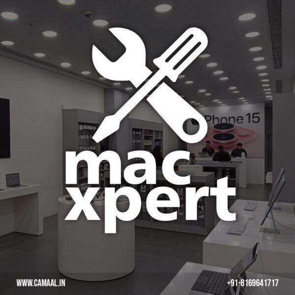Logo Design for Mac Xpert Apple Repair Centre in Mumbai by Freelance Logo Designer Creativo Camaal from Mumbai India