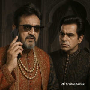 Creativo Camaal with Dilip Kumar in Mughal-e-Azam created with AI