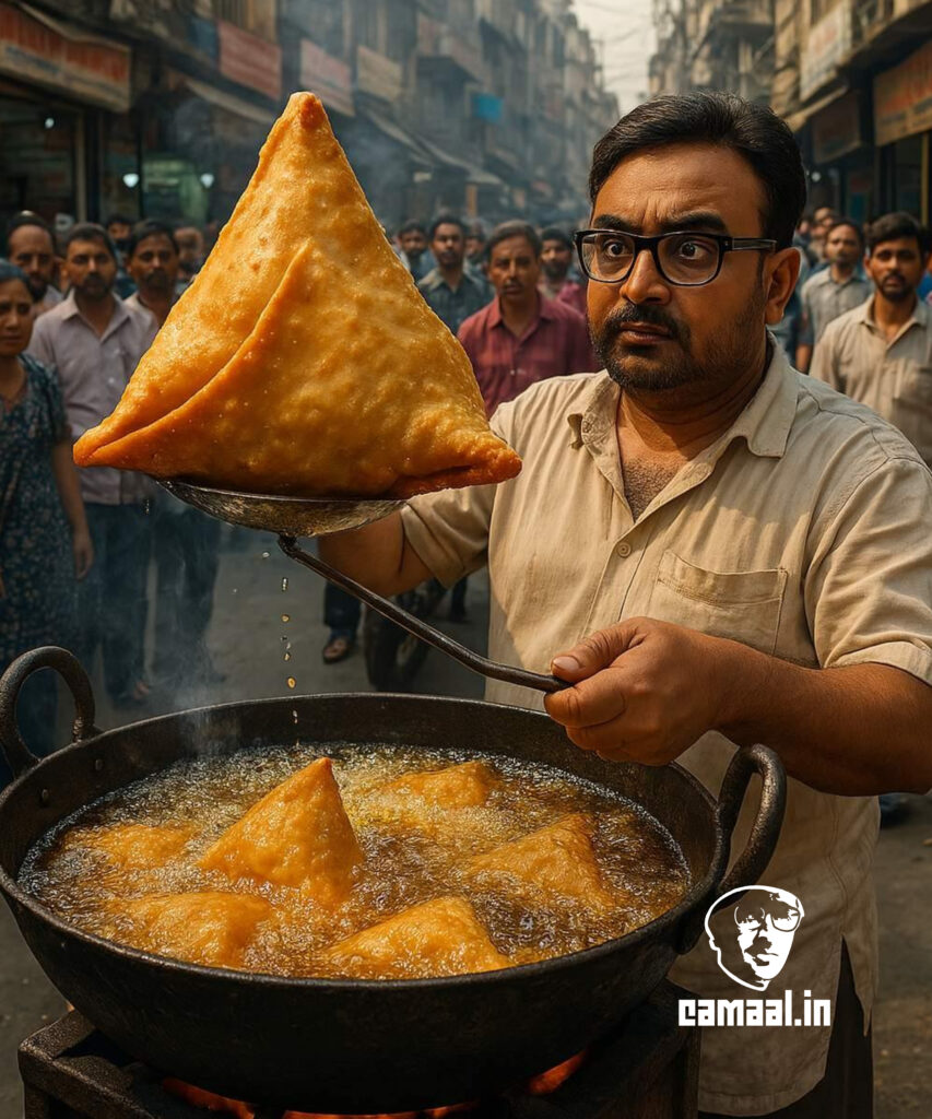 Biggest Samosa for Bhojpuri Star Ravi Kishan Parliament