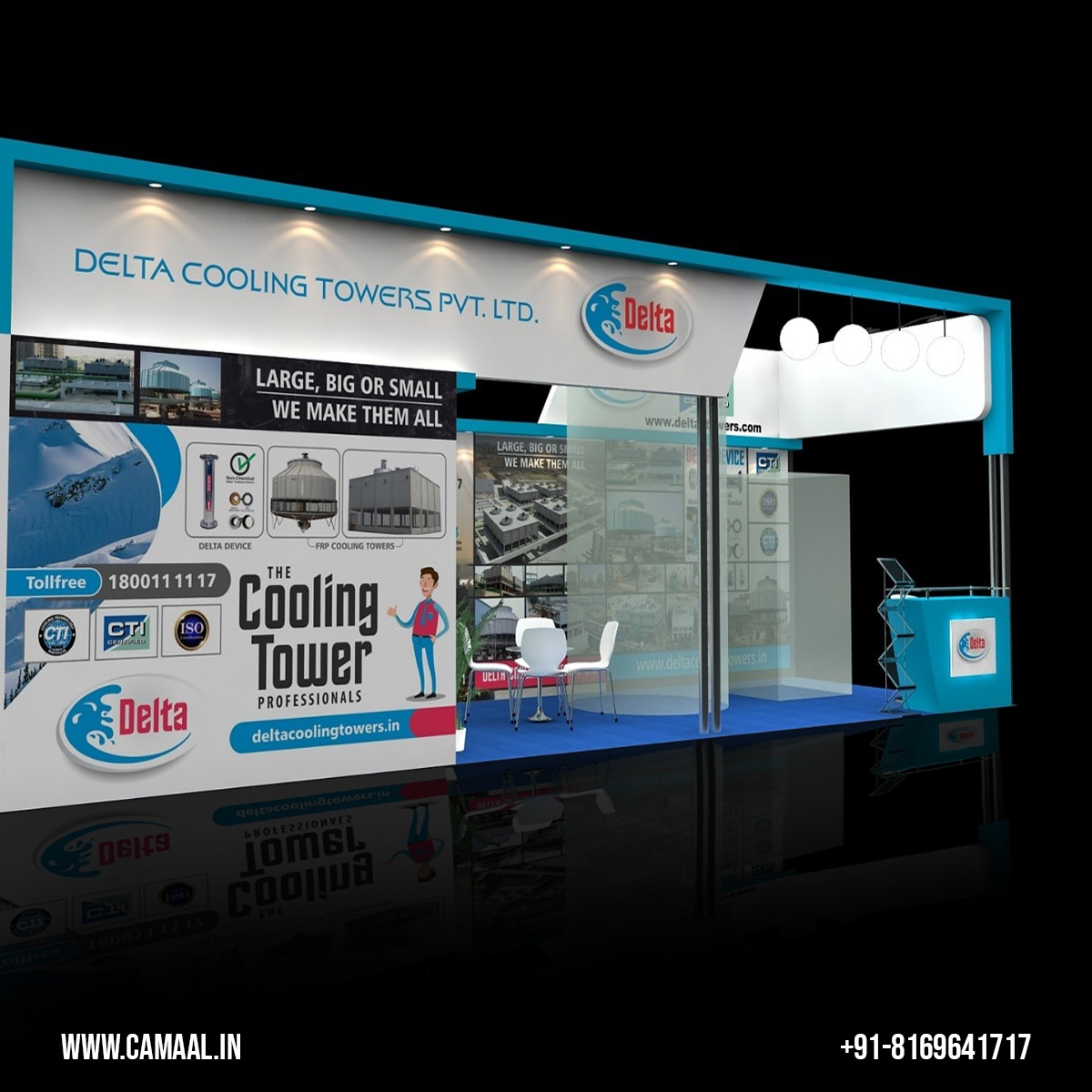 Exhibition Stand Design for Delta Cooling Towers Delhi