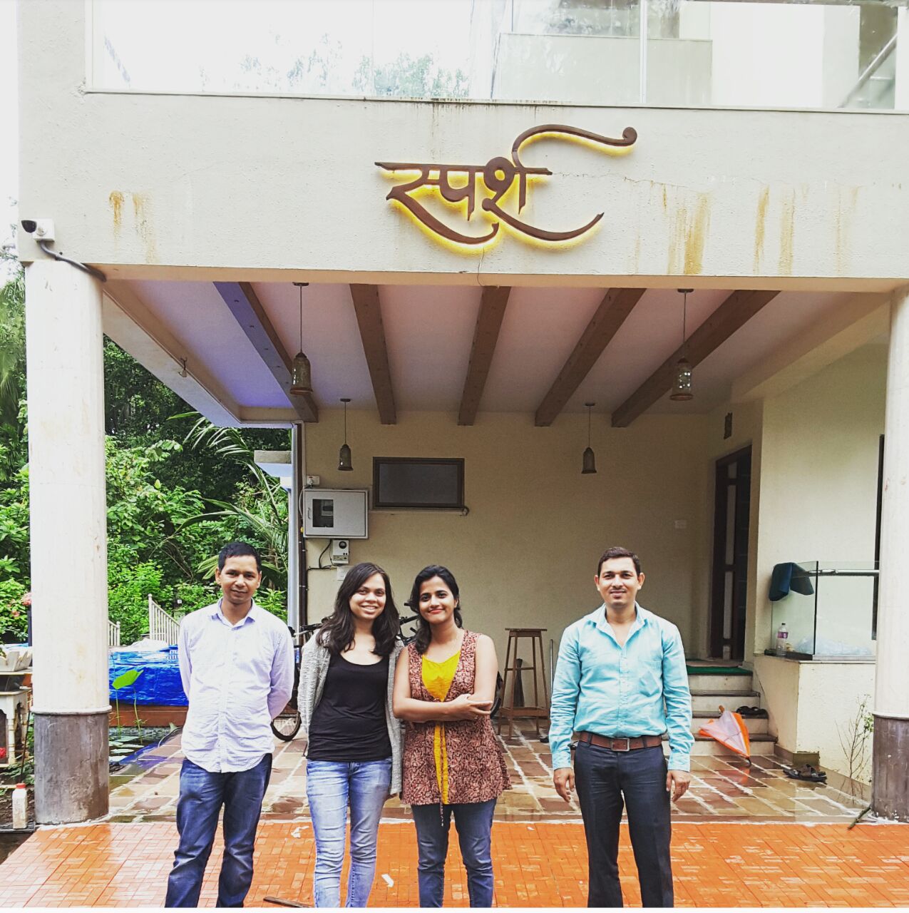 Metal Steel Signage Design, Manufacture & Installation for a Bungalow at Alibag near Mumbai by our Signage Team.