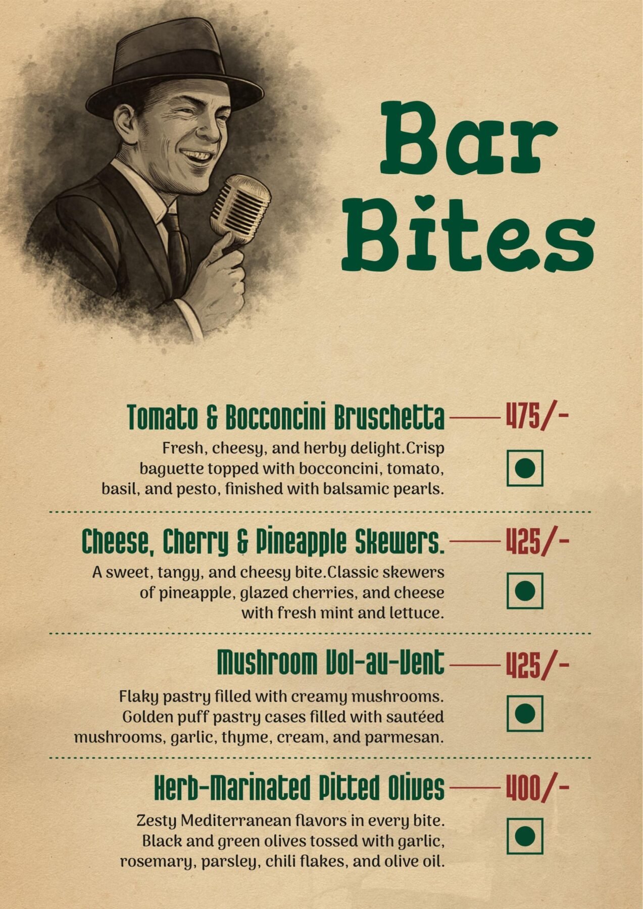 Pub Menu Card Menu Card Design for Pub / Bar - Creativo Camaal