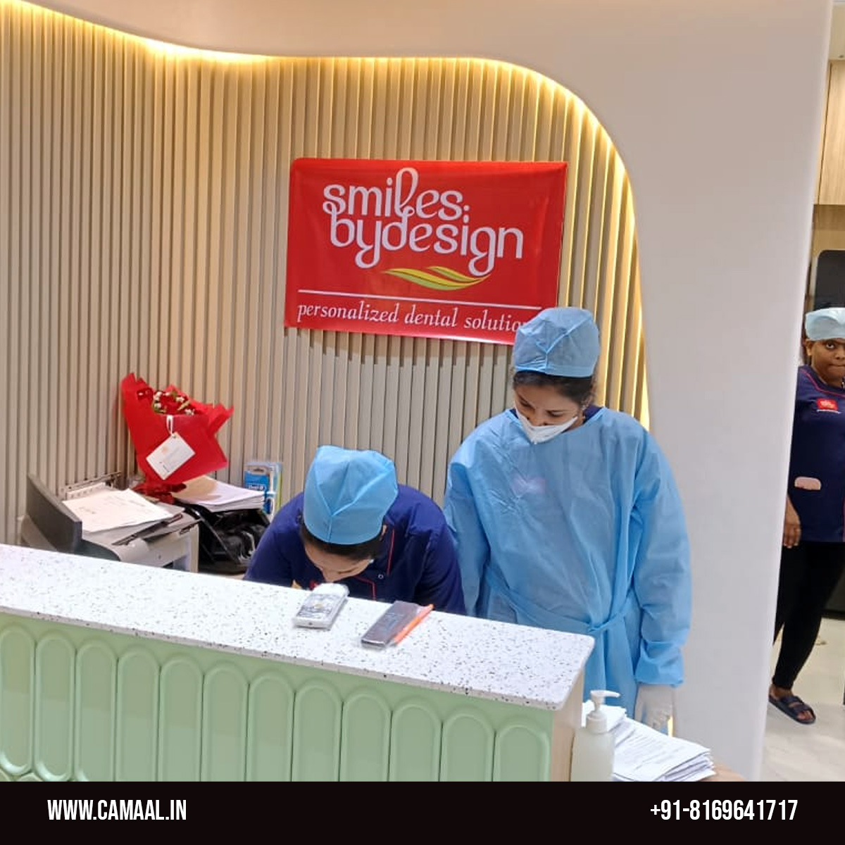 Smiles by Design Signage by Camaal - Pencil Art Mumbai