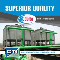 Square Poster for Digital Marketing Designing of Delta Cooling Towers New Delhi
