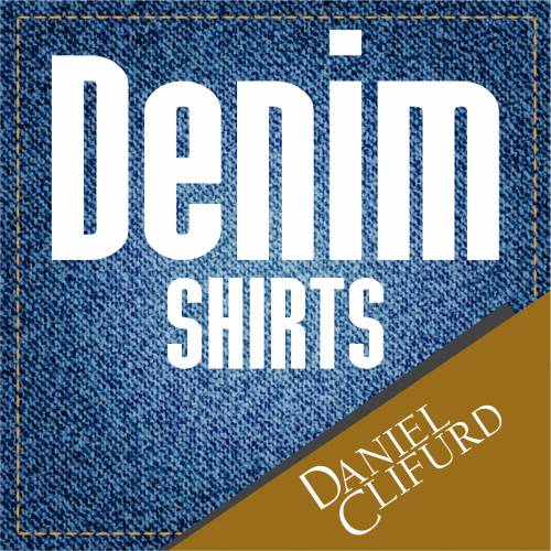 Denim Shirt Product Image Daniel Clifurd by Freelance Graphic Designer